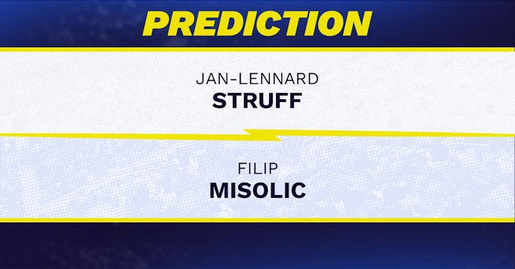 Jan-Lennard Struff vs Filip Misolic Tennis Prediction.