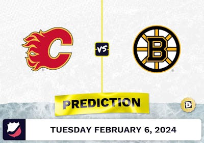 Calgary Flames vs. Boston Bruins Prediction, Odds, NHL Picks [2/6/2024]