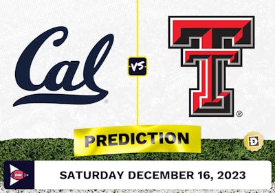 California vs. Texas Tech Prediction, Odds, Picks for College Football Week 16 [2023]