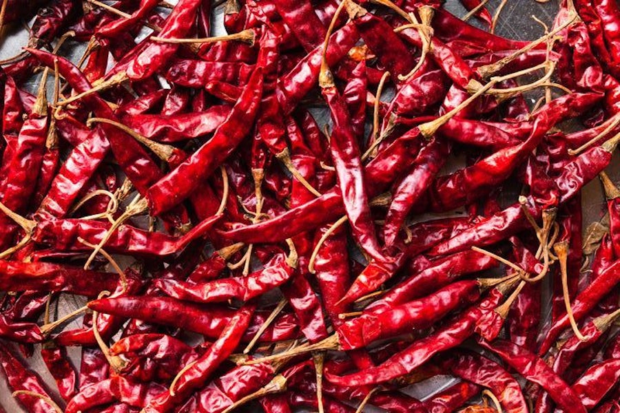 Dried chili peppers