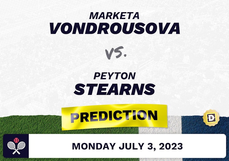 Marketa Vondrousova vs. Peyton Stearns Prediction - Wimbledon 2023