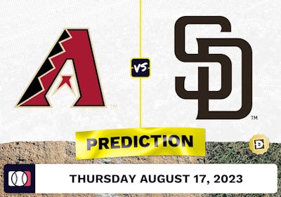 Diamondbacks vs. Padres Prediction for MLB Thursday [8/17/2023]