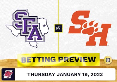 Stephen F. Austin vs. Sam Houston State CBB Prediction and Odds - Jan 19, 2023
