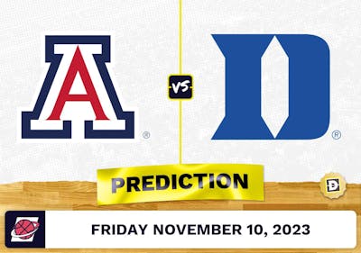 Arizona vs. Duke Basketball Prediction - November 10, 2023
