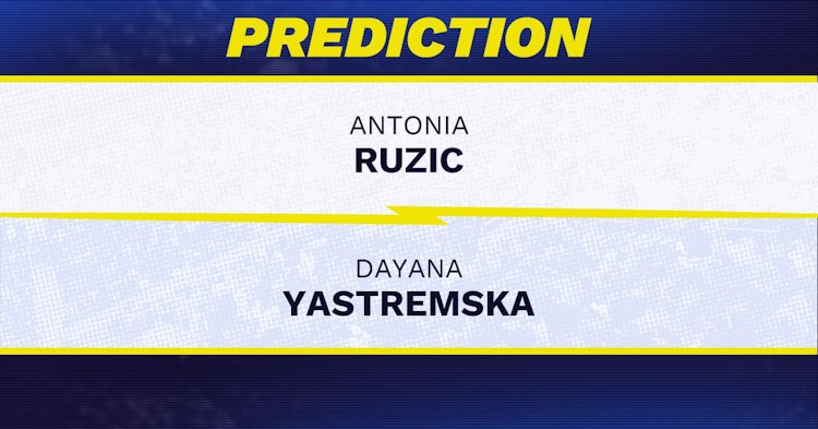 Antonia Ruzic vs Dayana Yastremska Tennis Prediction.