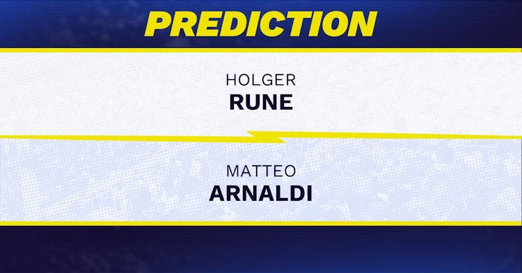 Holger Rune vs Matteo Arnaldi Tennis Prediction.