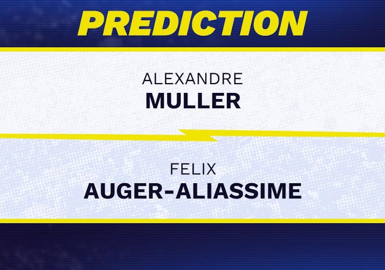 Alexandre Muller vs Felix Auger-Aliassime Tennis Prediction.