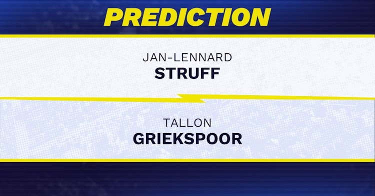 Jan-Lennard Struff vs Tallon Griekspoor Tennis Prediction.