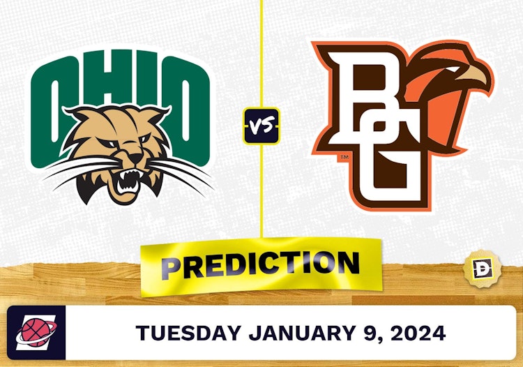 Ohio vs. Bowling Green Prediction, Odds, College Basketball Picks  [1/9/2024]