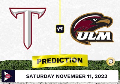 Troy State vs. Louisiana-Monroe CFB Prediction and Odds - November 11, 2023