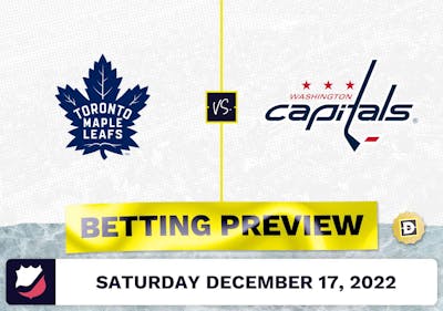 Maple Leafs vs. Capitals Prediction and Odds - Dec 17, 2022
