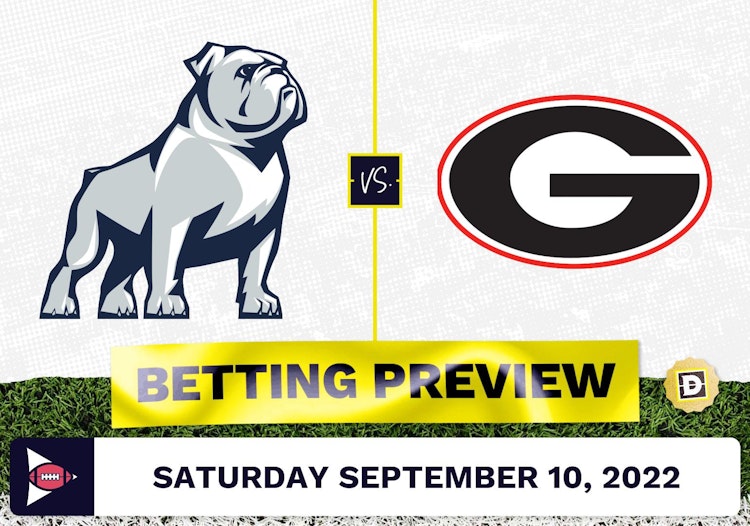 Samford vs. Georgia CFB Prediction and Odds - Sep 10, 2022