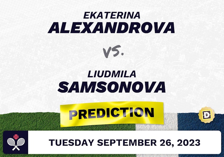 Ekaterina Alexandrova vs. Liudmila Samsonova Prediction - WTA Tokyo 2023