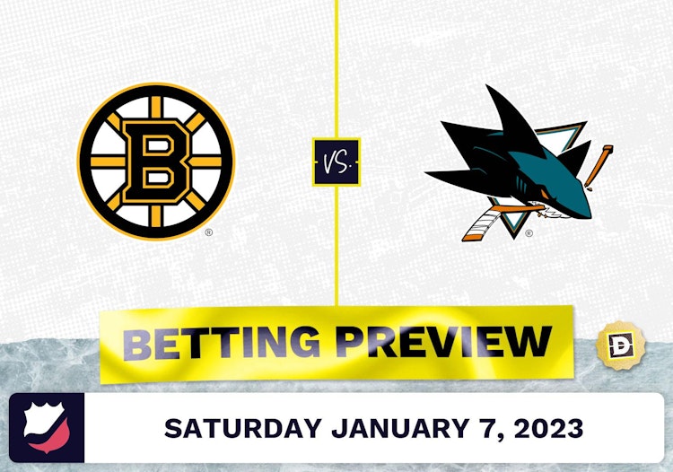 Bruins vs. Sharks Prediction and Odds - Jan 7, 2023