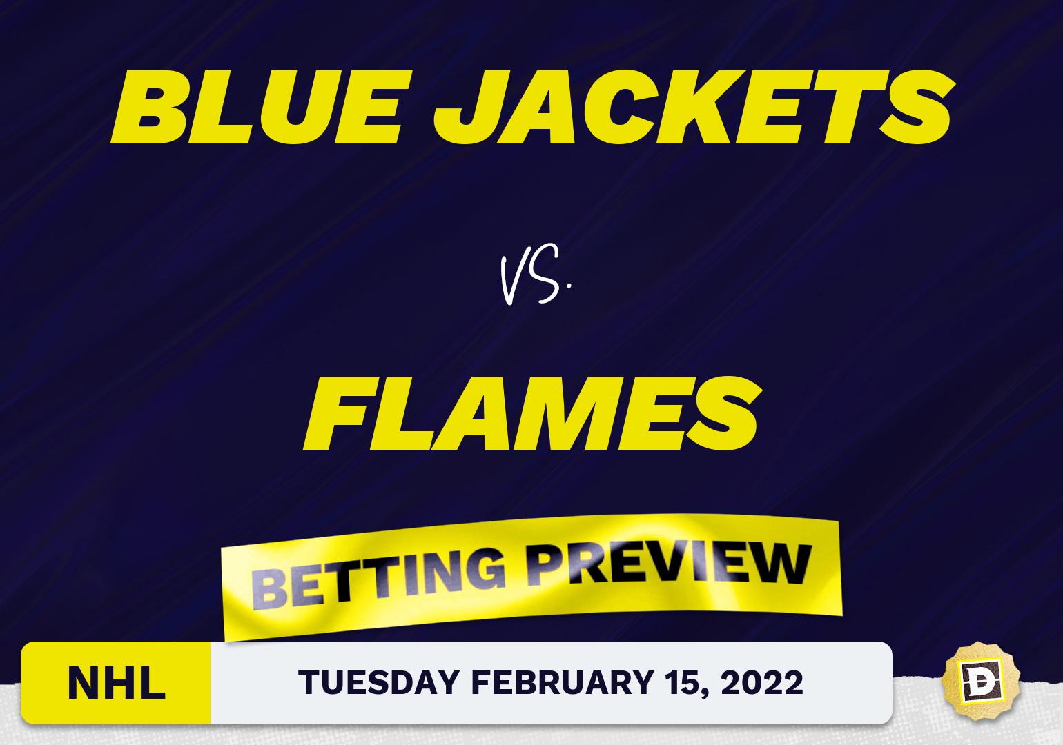 Blue Jackets vs. Flames Predictions and Odds - Feb 15, 2022