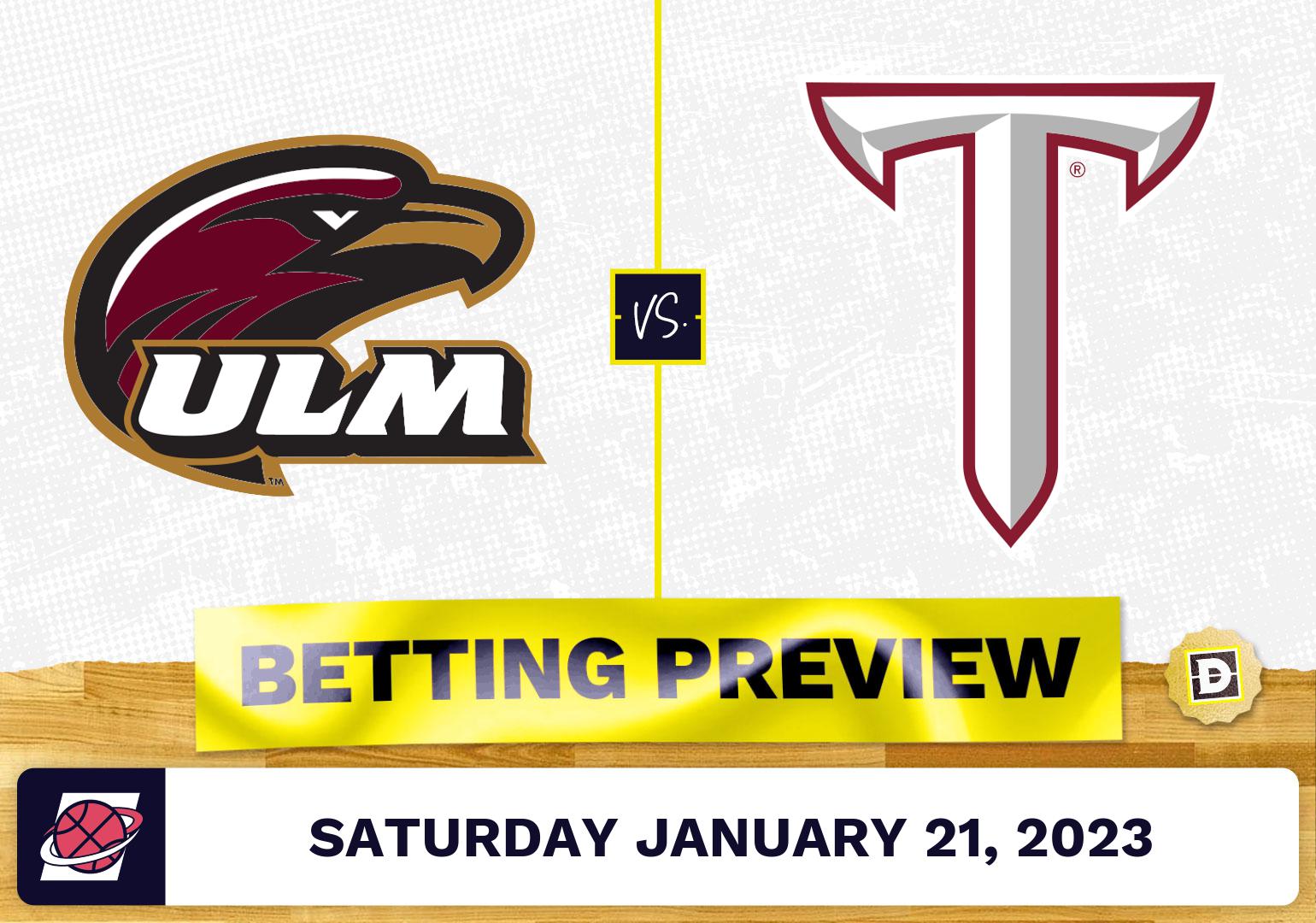 Louisiana-Monroe Vs. Troy CBB Prediction And Odds - Jan 21, 2023