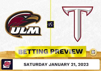 Louisiana-Monroe vs. Troy CBB Prediction and Odds - Jan 21, 2023