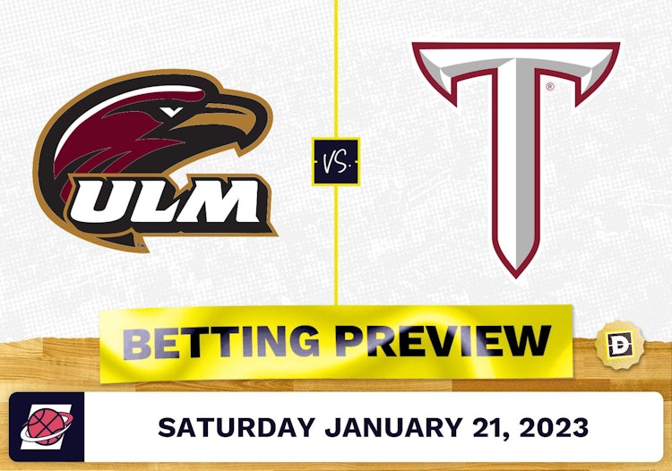 Louisiana-Monroe vs. Troy CBB Prediction and Odds - Jan 21, 2023