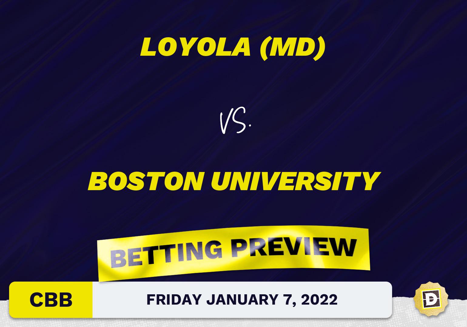 Loyola (MD) vs. Boston University CBB Predictions and Odds - Jan 7, 2022