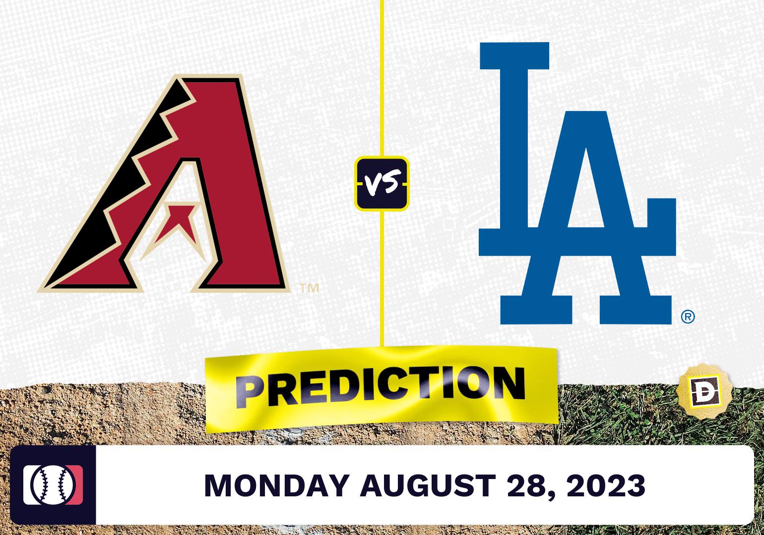 Diamondbacks vs. Dodgers Prediction for MLB Monday [8/28/2023]