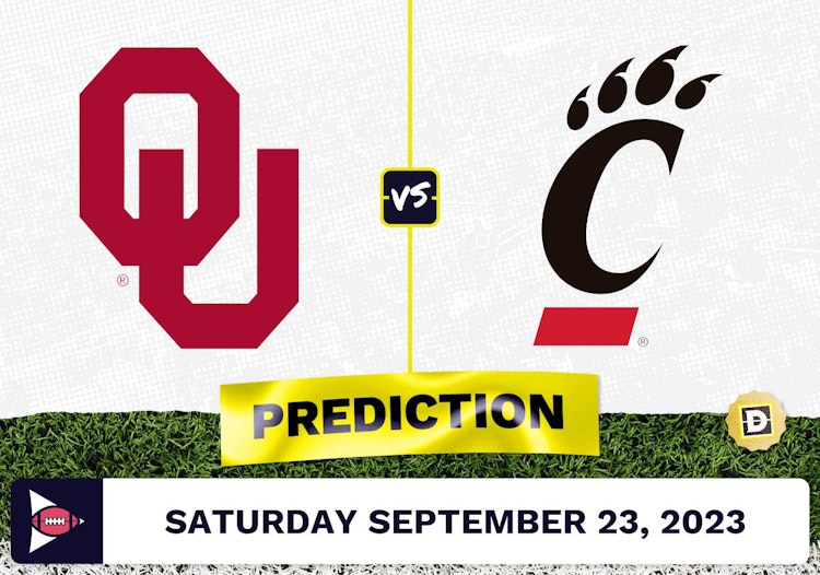 Oklahoma vs. Cincinnati CFB Prediction and Odds - September 23, 2023