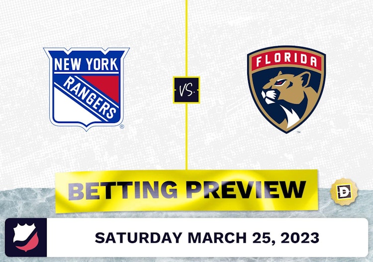 Rangers vs. Panthers Prediction and Odds - Mar 25, 2023