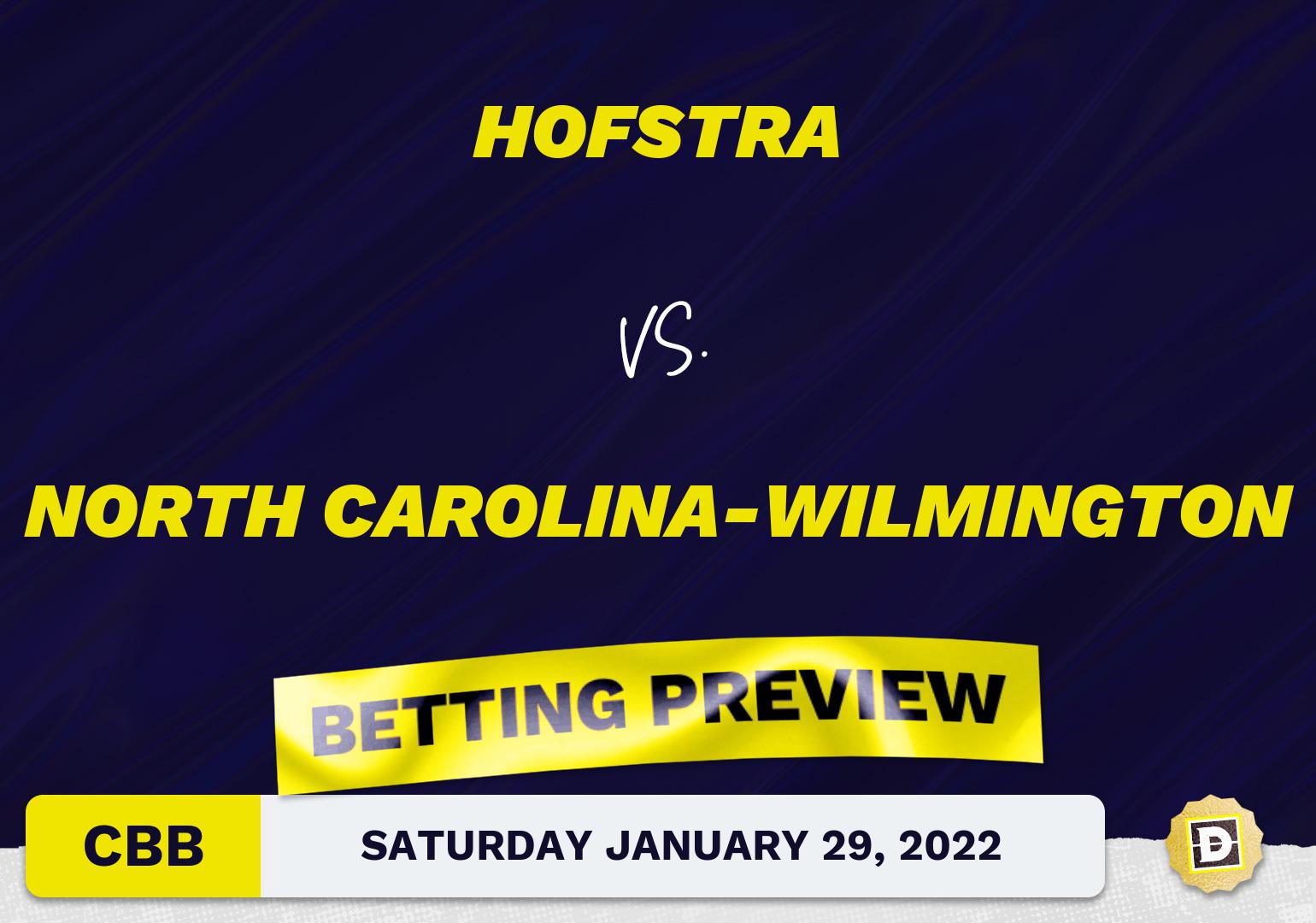 Hofstra vs. North Carolina-Wilmington CBB Predictions and Odds - Jan 29, 2022