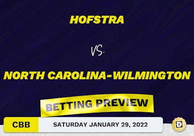 Hofstra vs. North Carolina-Wilmington CBB Predictions and Odds - Jan 29, 2022