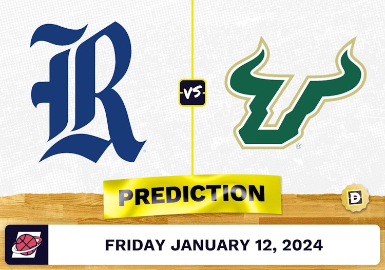 Rice vs. South Florida Prediction, Odds, College Basketball Picks [1/12/2024]