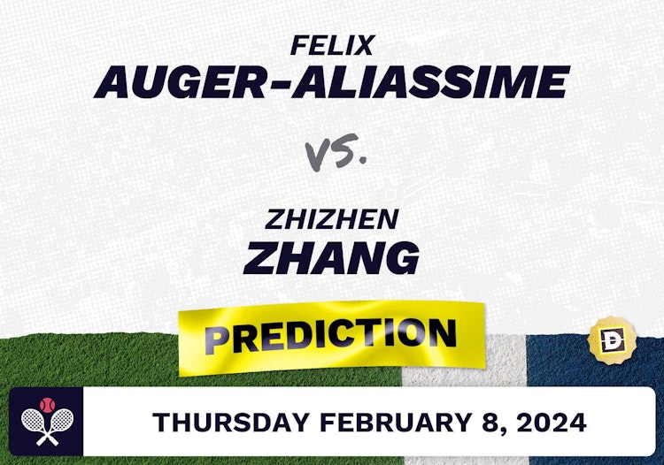 Felix Auger-Aliassime vs. Zhizhen Zhang Prediction, Odds, Picks for ATP Marseille 2024