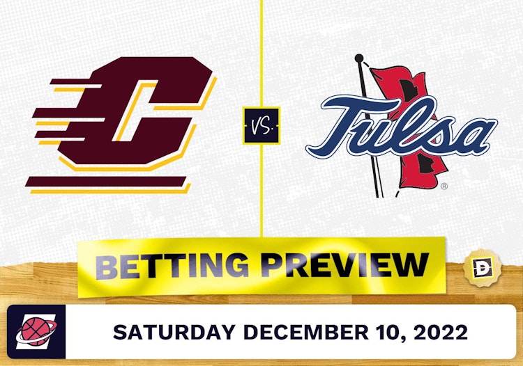 Central Michigan vs. Tulsa CBB Prediction and Odds - Dec 10, 2022