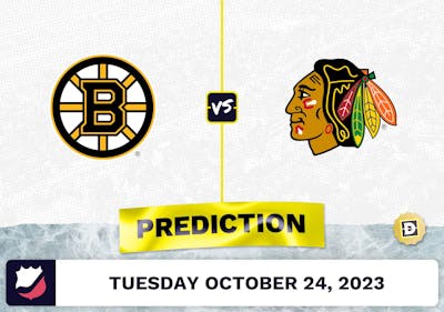 Bruins vs. Blackhawks Prediction and Odds - October 24, 2023