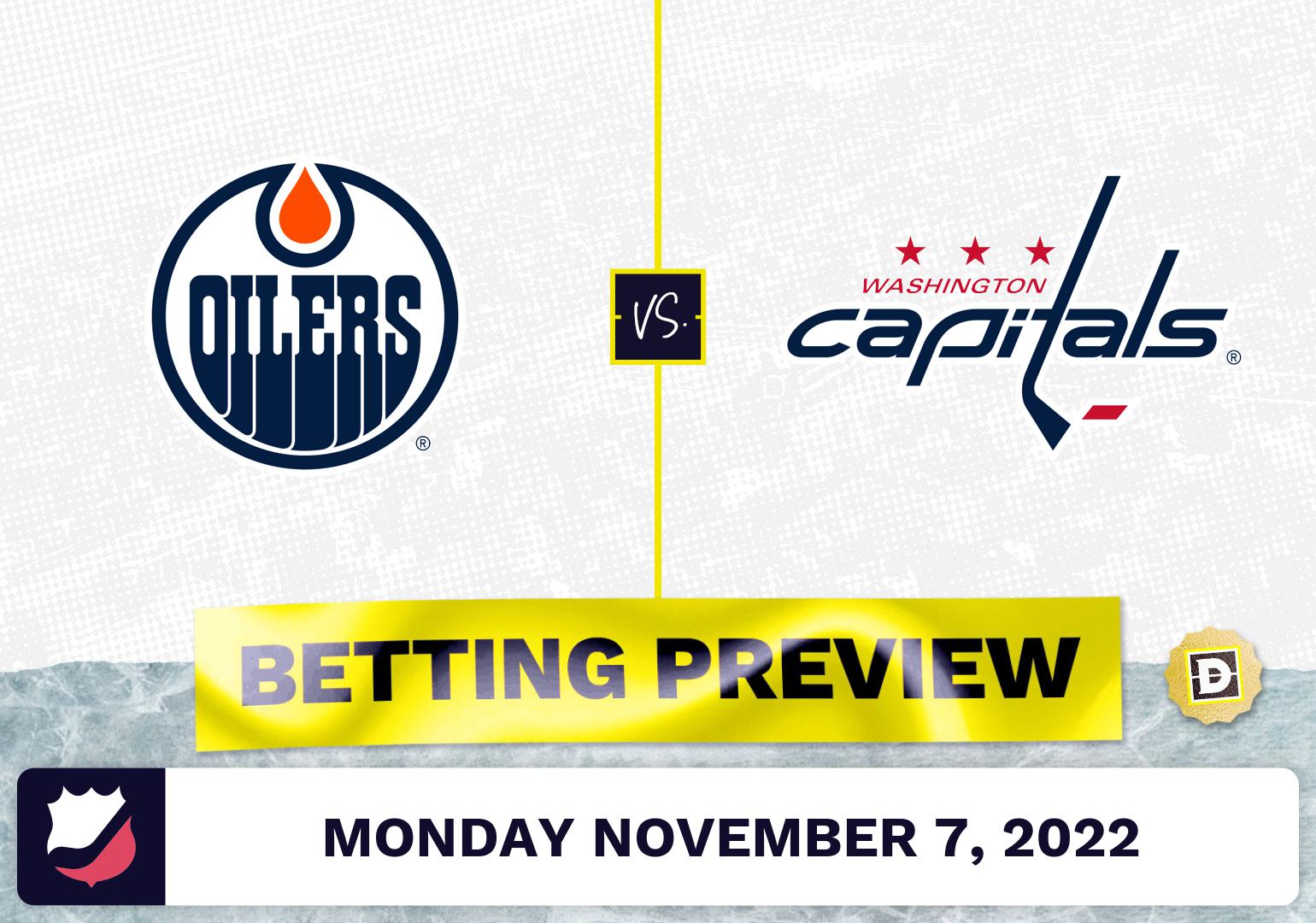 Oilers vs. Capitals Prediction and Odds - Nov 7, 2022