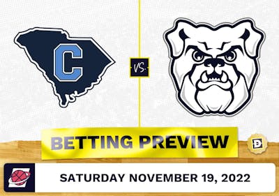 Citadel vs. Butler CBB Prediction and Odds - Nov 19, 2022