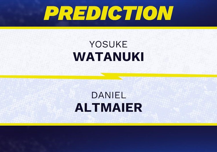 Yosuke Watanuki vs Daniel Altmaier Tennis Prediction.