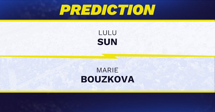 Lulu Sun vs Marie Bouzkova Tennis Prediction.