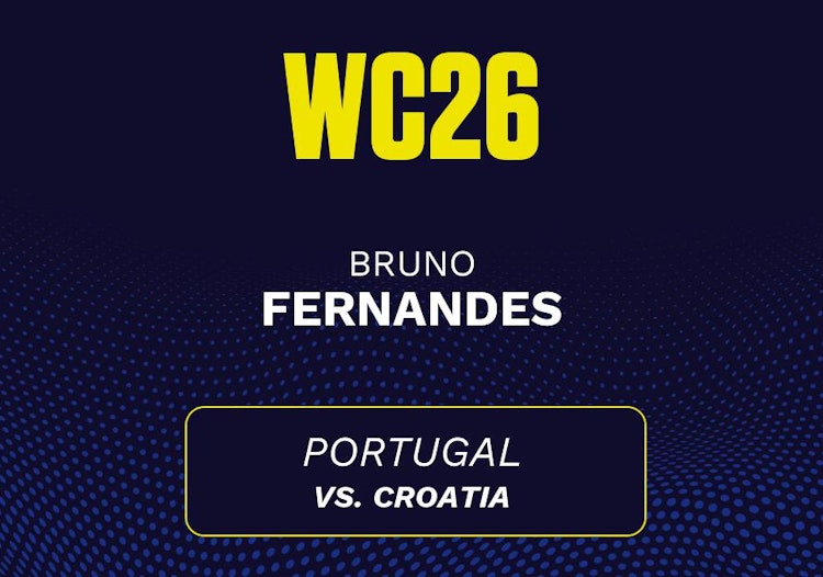 Bruno Fernandes projected stats for Thursday, July 2, 2026.