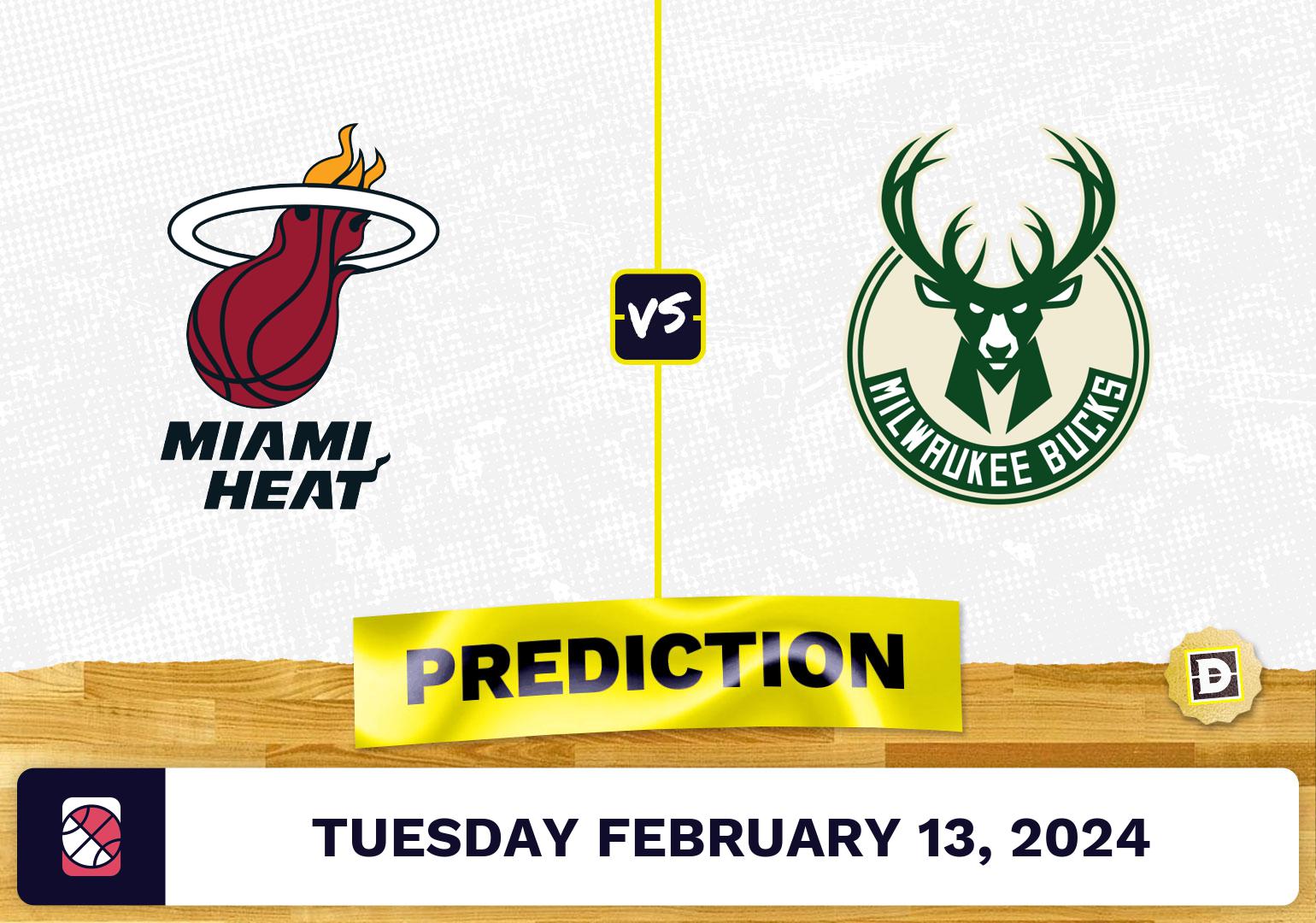 Miami Heat Vs. Milwaukee Bucks Prediction, Odds, NBA Picks [2/13/2024]