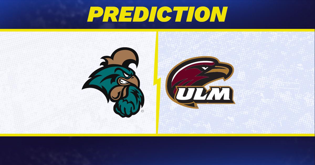 Coastal Carolina vs. Louisiana-Monroe prediction: Coastal Carolina favored to win men's college basketball matchup [2/1/2026]