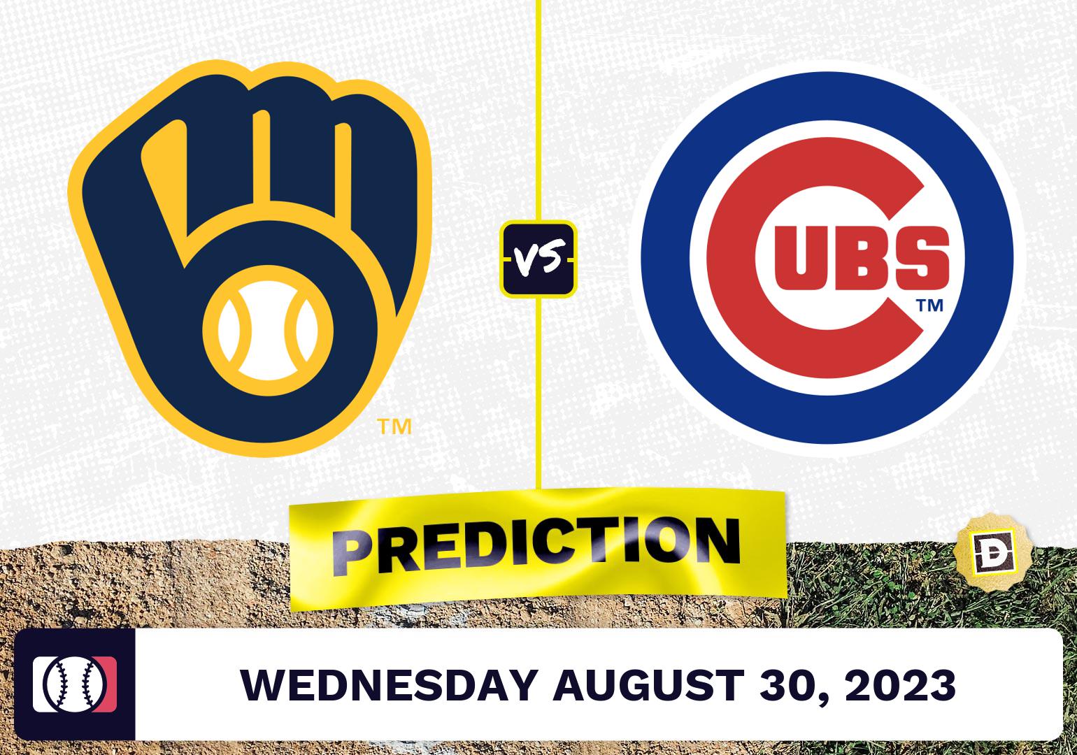 Brewers vs. Cubs Prediction for MLB Wednesday [8/30/2023]
