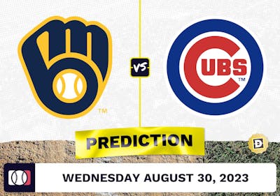 Brewers vs. Cubs Prediction for MLB Wednesday [8/30/2023]