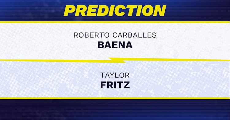 Roberto Carballes Baena vs Taylor Fritz Tennis Prediction.