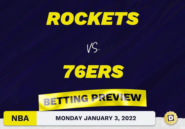 Rockets vs. 76ers Predictions and Odds - Jan 3, 2022