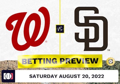 Nationals vs. Padres Prediction and Odds - Aug 20, 2022
