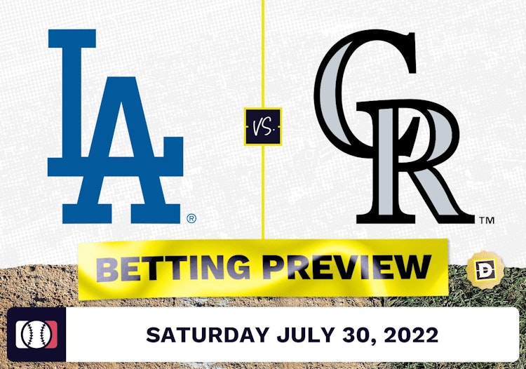 Dodgers vs. Rockies Prediction and Odds - Jul 30, 2022