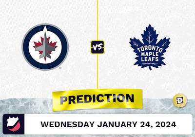Winnipeg Jets vs. Toronto Maple Leafs Prediction, Odds, NHL Picks [1/24/2024]