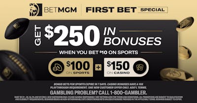 New BetMGM bonus code: “Bet $10, Get $250 in Bonuses” for MI, NJ, PA and WV Residents in NFL Week 6