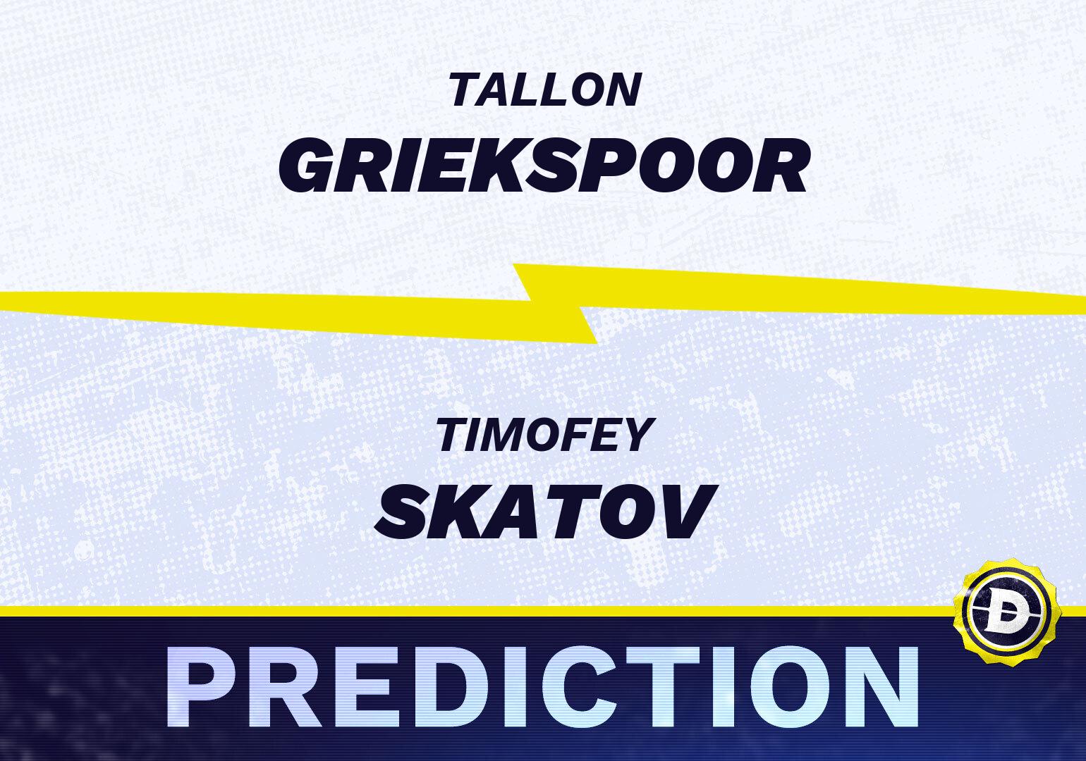Tallon Griekspoor vs. Timofey Skatov Prediction, Odds, Picks for ATP Swedish Open 2024