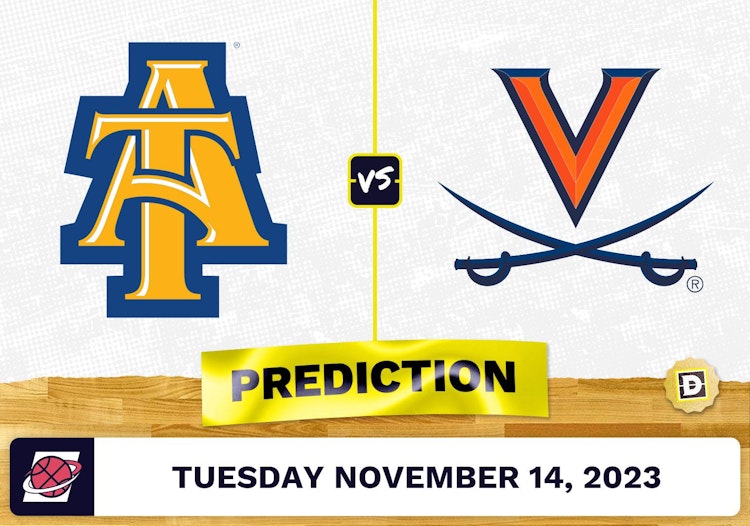 North Carolina A&T vs. Virginia Basketball Prediction - November 14, 2023