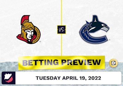 Senators vs. Canucks Prediction and Odds - Apr 19, 2022